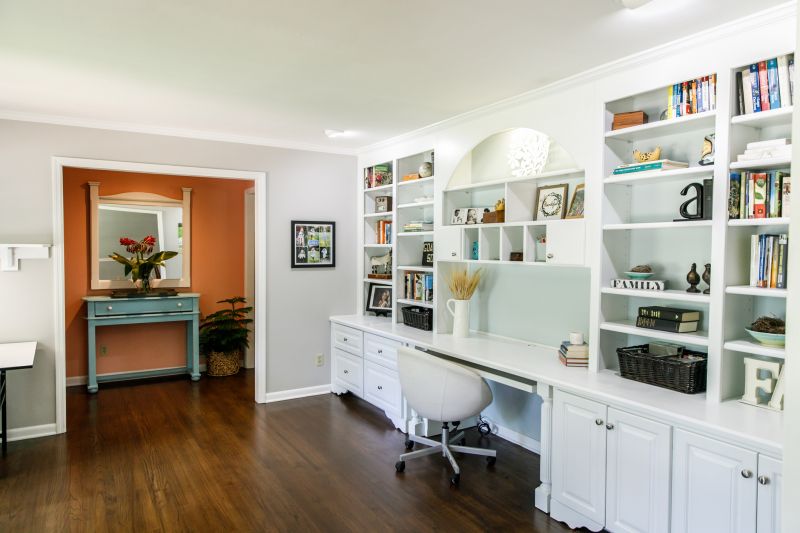 Built In Bookcase Installation in Fairfax, VA